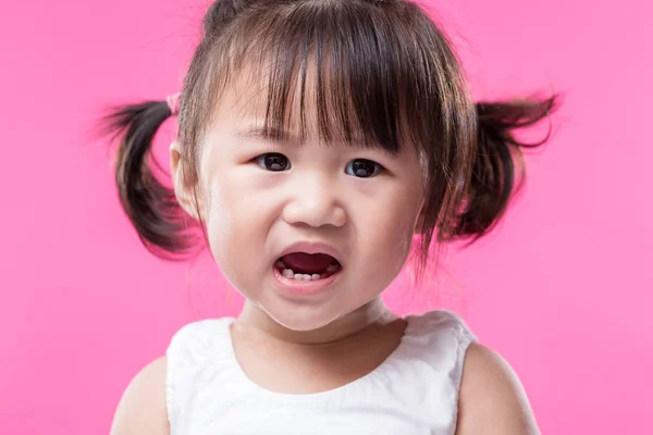 Little Girl Getting Angry — Stock Photo, Image