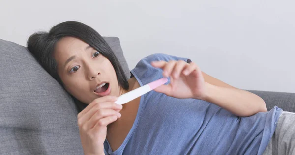 Woman got pregnant — Stock Photo, Image