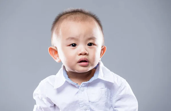 Babyjongen Eng Gevoel — Stockfoto