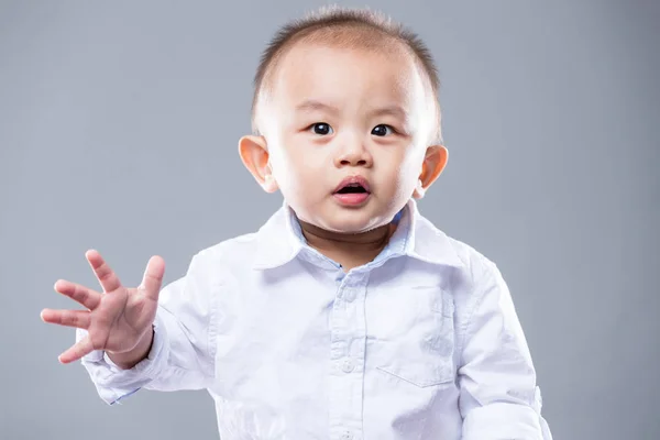 Asiatiska Liten Baby Pojke — Stockfoto