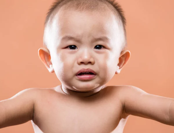 Baby pojke gråta — Stockfoto