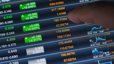 Tablet PC'de borsa verileri