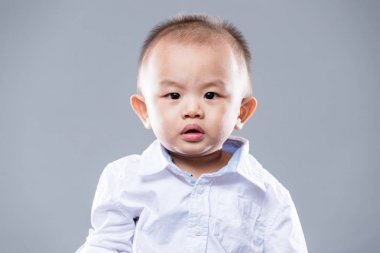 Asyalı bebek çocuk portresi