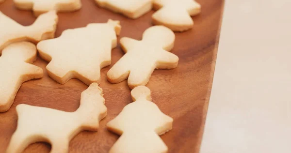 Homemade Christmas Cookies Close — Stock Photo, Image