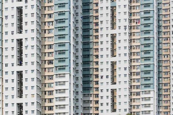 香港住宅建筑立面 — 图库照片