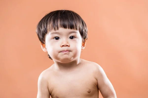 Asiatico Bambino Ragazzo Nudo — Foto Stock