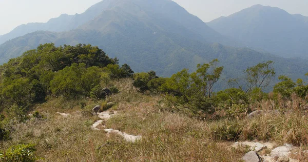 Sonbahar Sezonu Gün Batımı Tepe — Stok fotoğraf