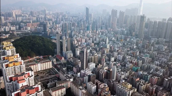 Skyline von Hongkong — Stockfoto