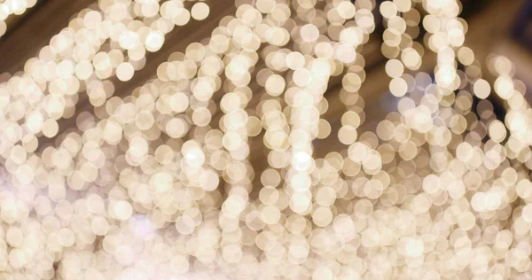 Verschwommene Weihnachtsbeleuchtung Bokeh Hintergrund — Stockfoto