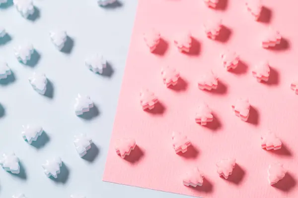 Christmas Candies Pink Blue — Stock Photo, Image