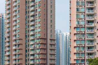 hong Kong yüksek bina cephe