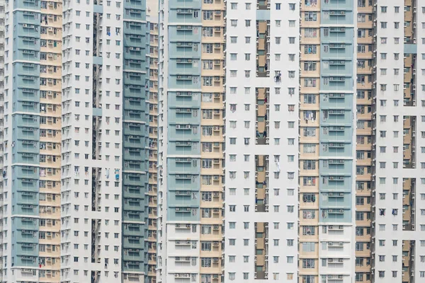 在香港户外建筑立面 — 图库照片