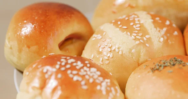 Delicious Bread Plate Close — Stock Photo, Image