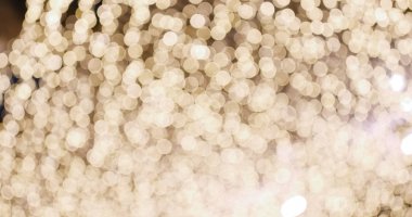 Bokeh arka planda Altın ışık 