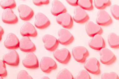 Pembe çikolata şekerleme yakın çekim