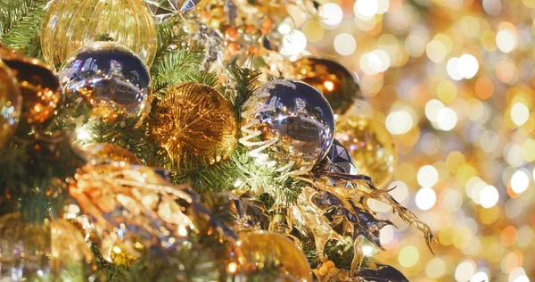 Vánoční Strom Dekorace Venkovní — Stock fotografie