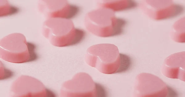 Pink Chocolate Candies Close — Stock Photo, Image