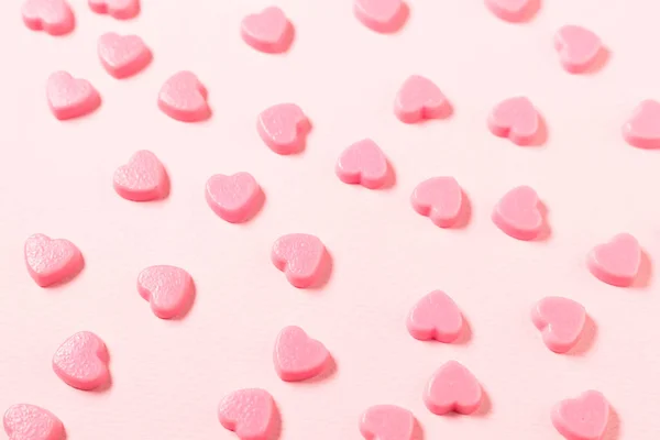 Heart Shape Strawberry Chocolate Candies — Stock Photo, Image