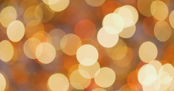 Bokeh Christmas Decoration Golden Color — Stock Photo, Image