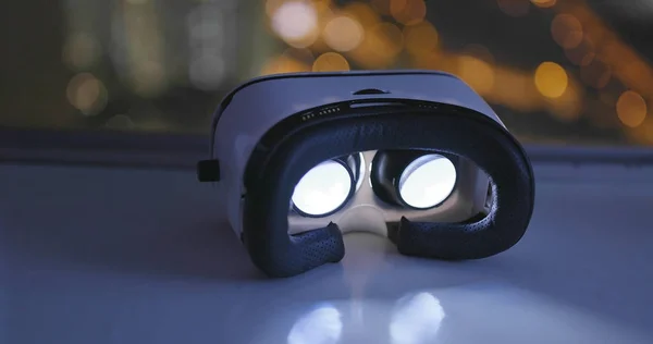 Virtuelle Realität Spielt Video Inneren — Stockfoto
