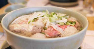 Vietnamese soup Pho Bo 