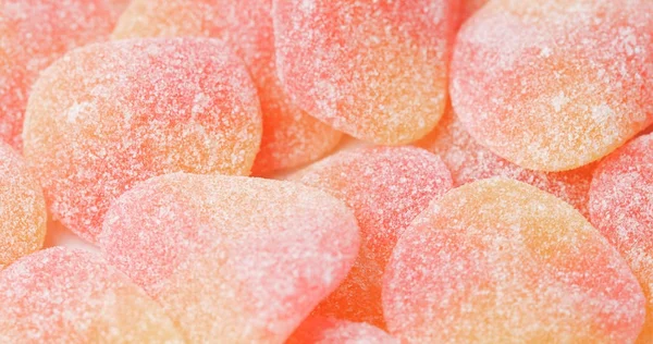 Czerwone Słodkie Cukierki Bliska — Zdjęcie stockowe