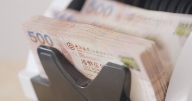 Elektronik para sayaç makinesi, Hong Kong Doları sayma 