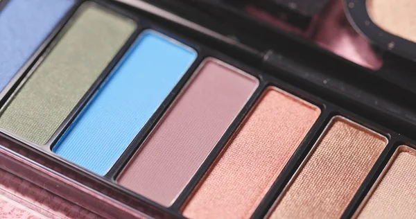 Gekleurde Oogschaduw Palet Voor Cosmetica — Stockfoto