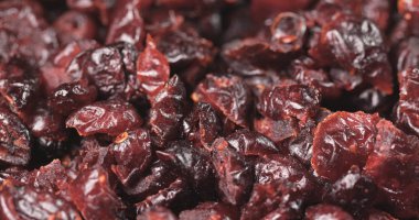 Kurutulmuş cranberries arka plan yığını