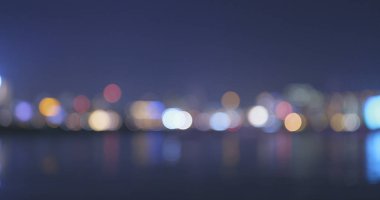 Geceleri deniz görünümü bulanıklık