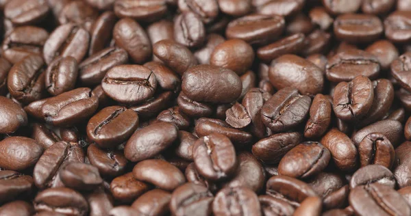 Pile Coffee Beans Close — Stock Photo, Image