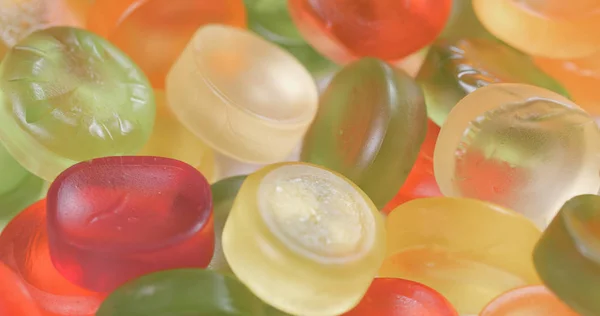 Färgglada Gummy Godis Närbild — Stockfoto