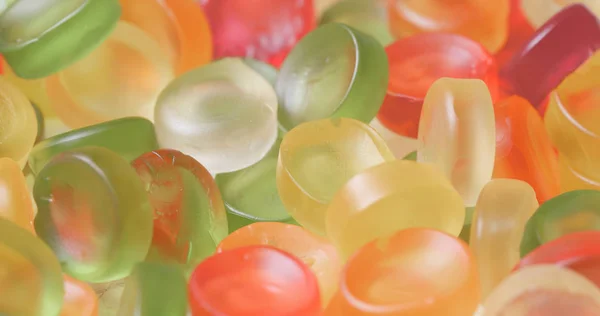 Kolorowe Cukierki Gummy Bliska — Zdjęcie stockowe