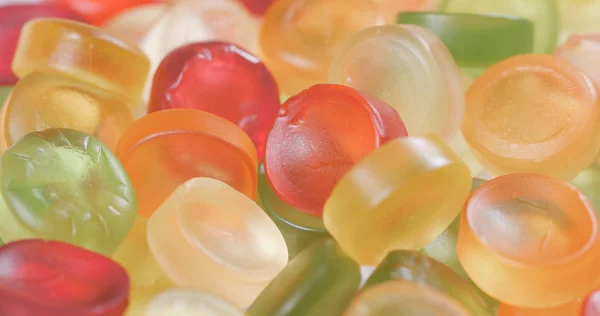 Färgglada Gummy Godis Närbild — Stockfoto