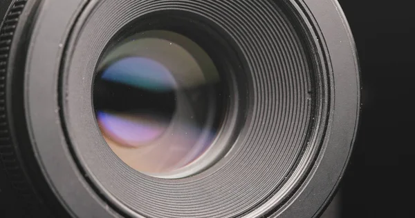 Camera Lens Adjusting Aperture Zoom Out — Stock Photo, Image