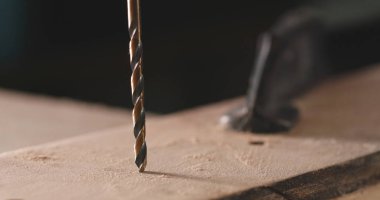 Delme kalın ahşap tahta 