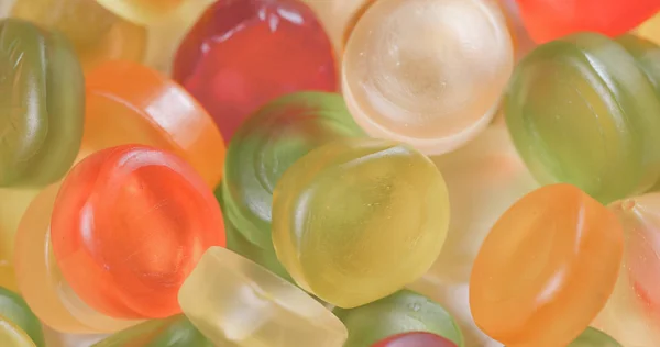 Färgglada Gummy Godis Närbild — Stockfoto