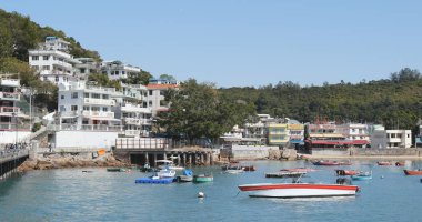 Lamma Adası, Hong Kong - 13 Ocak 2017: Hong Kong Lamma Adası