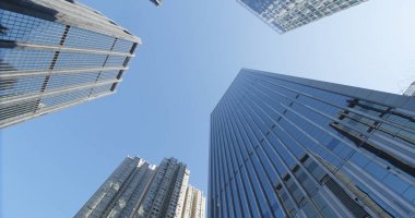 Office tower görünüm aşağıdan