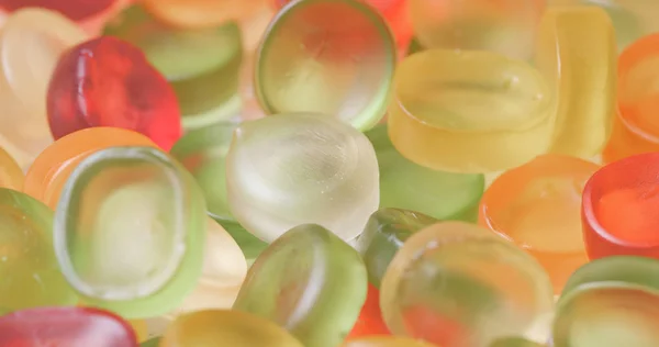 Färgglada Gummy Godis Närbild — Stockfoto