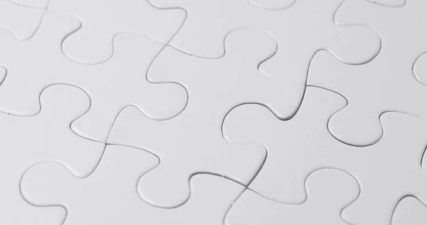 Intero Puzzle Bianco Vicino — Foto Stock