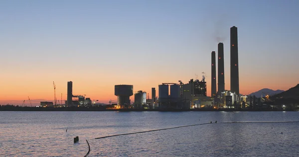 Power Station Lamma Island Hong Kong Sunset — Stock Photo, Image