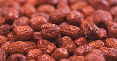 Kırmızı kurutulmuş lolipop yakın çekim