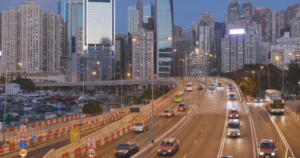 Causeway Bay Hong Kong Januari 2018 Hong Kong Stad Bij — Stockfoto