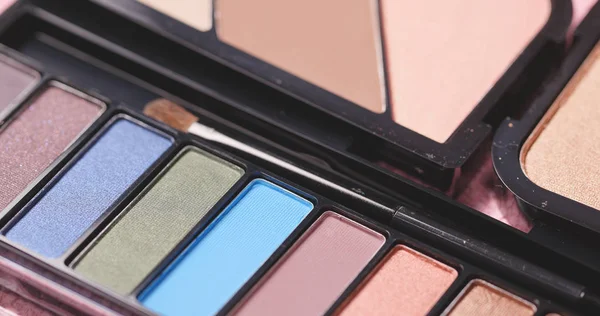 Paleta Sombras Maquillaje Profesional —  Fotos de Stock