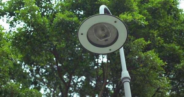 Straat Lamp Buiten Park — Stockfoto