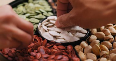 ay yeni yıl için aperatif tepsisi 