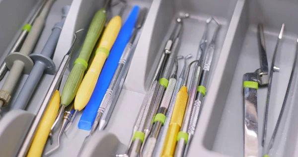 Open Dental Tool Drawer — Stock Photo, Image