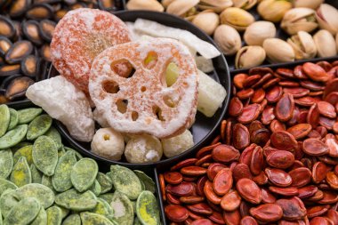 Geleneksel ay yeni yıl Çince aperatif tepsisi 