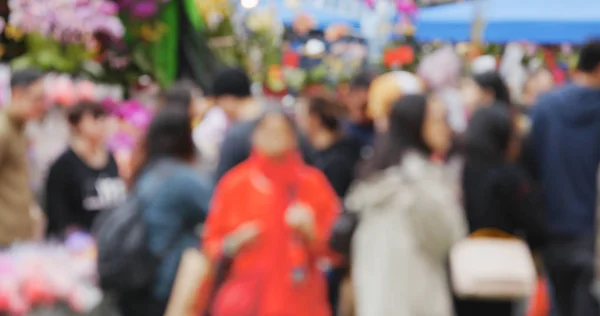 Unfocused Marché Nouvel Lunaire — Photo